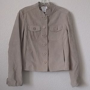 FINAL MARKDOWN Ladies' Worthington Silk Pig Split Suede Jacket medium